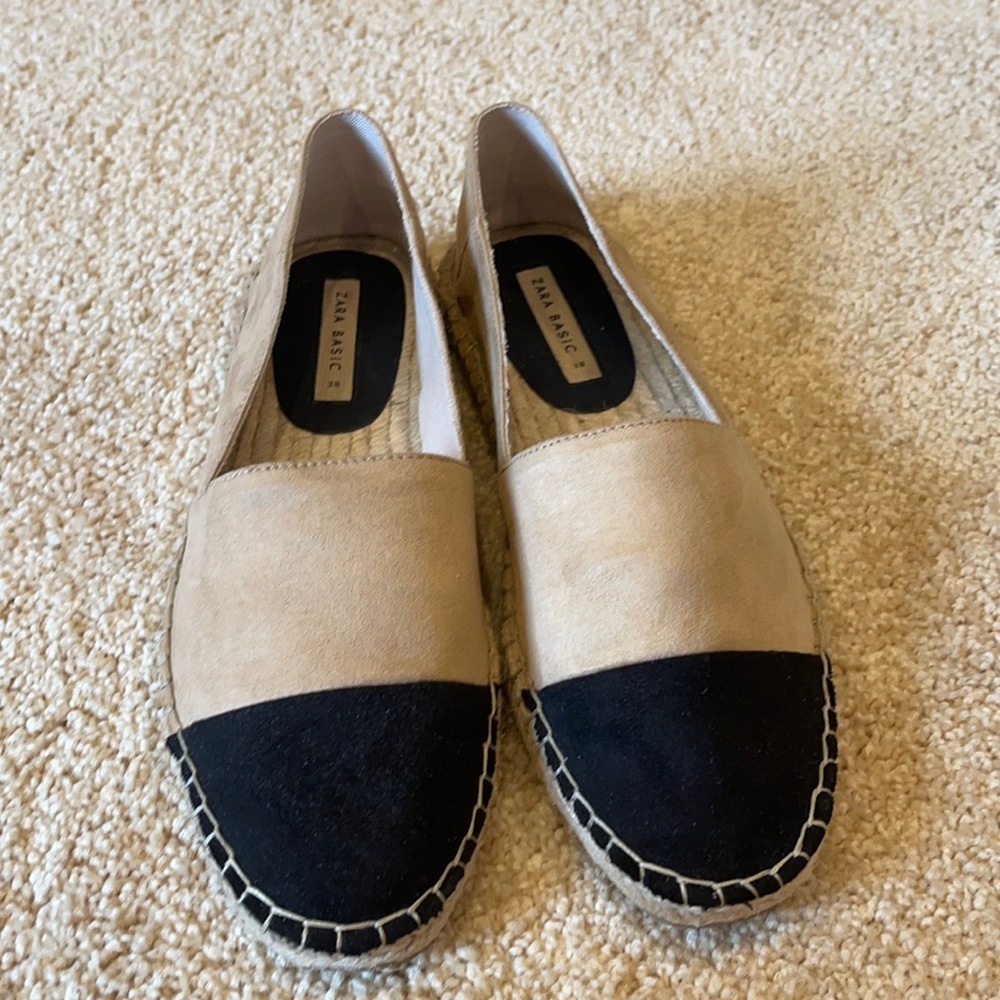 Zara espadrilles size 8 or 38